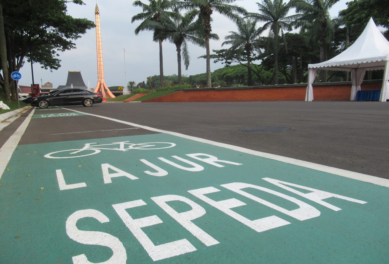 Propan Raya Dipercaya Menjadi Penyedia Cat Unggulan untuk Bicycle Track TMII